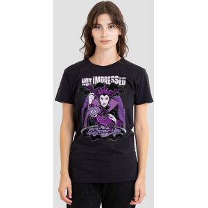 Disney Women's The Evil Queen Is Not Impressed Snow White T-Shirt, Black Size: Large Black L Disney Women's The Evil Queen Is Not Impressed Snow White T-Shirt, Black Size: Large Black L