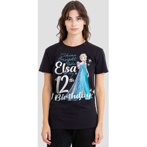 Disney Women's Frozen Bright Like Elsa 12th Birthday T-Shirt, Black Size: 2XL Black 2XL Disney Women's Frozen Bright Like Elsa 12th Birthday T-Shirt, Black Size: 2XL Black 2XL