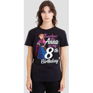 Disney Women's Frozen Fearless Like Anna 8th Birthday T-Shirt, Black Size: 2XL Black 2XL Disney Women's Frozen Fearless Like Anna 8th Birthday T-Shirt, Black Size: 2XL Black 2XL