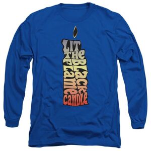 Disney Hocus Pocus Lit The Black Flame Candle Long Sleeve T-Shirt, Royal Size: Large Royal L Disney Hocus Pocus Lit The Black Flame Candle Long Sleeve T-Shirt, Royal Size: Large Royal L