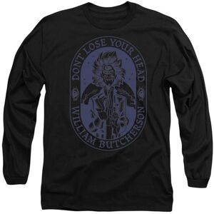 Disney Hocus Pocus Don't Lose Your Head William Butcherson Long Sleeve T-Shirt, Black Size: Large Black L Disney Hocus Pocus Don't Lose Your Head William Butcherson Long Sleeve T-Shirt, Black Size: Large Black L