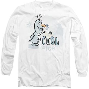 Disney Frozen Olaf & Bruni The Fire Spirit Are Cool As Ice Long Sleeve T-Shirt, White Size: Medium White M Disney Frozen Olaf & Bruni The Fire Spirit Are Cool As Ice Long Sleeve T-Shirt, White Size: Medium White M