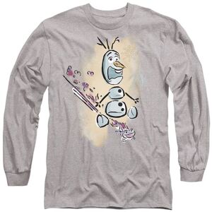 Disney Frozen Fire It Up With Olaf & Bruni The Fire Spirit Long Sleeve T-Shirt, Athletic Heather in Light Grey Size: Large Light Grey L Disney Frozen Fire It Up With Olaf & Bruni The Fire Spirit Long Sleeve T-Shirt, Athletic Heather in Light Grey Size: Large Light Grey L