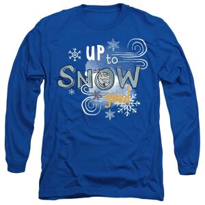 Disney Frozen Olaf Is Up To Snow Good Long Sleeve T-Shirt, Royal Size: Small Royal S Disney Frozen Olaf Is Up To Snow Good Long Sleeve T-Shirt, Royal Size: Small Royal S