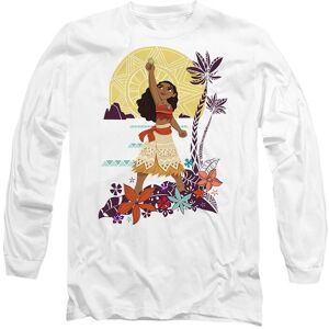 Disney Moana Heart Sunset Long Sleeve T-Shirt, White Size: Large White L Disney Moana Heart Sunset Long Sleeve T-Shirt, White Size: Large White L