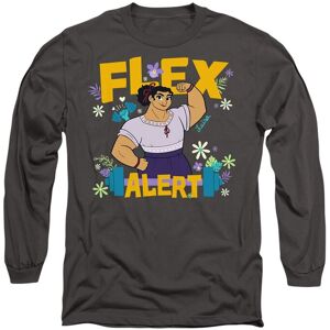 Disney Encanto Flex Alert With Luisa Long Sleeve T-Shirt, Charcoal Size: Large Charcoal L Disney Encanto Flex Alert With Luisa Long Sleeve T-Shirt, Charcoal Size: Large Charcoal L