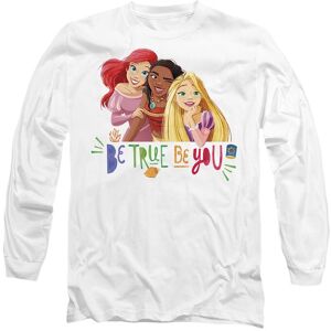 Disney Princess Be True, Be You Ariel, Moana, & Rapunzel T-Shirt, White Size: XL White XL Disney Princess Be True, Be You Ariel, Moana, & Rapunzel T-Shirt, White Size: XL White XL