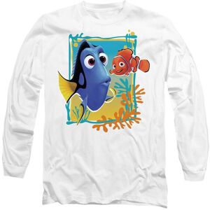 Disney Finding Nemo Dory Nemo Long Sleeve T-Shirt, White Size: XL White XL Disney Finding Nemo Dory Nemo Long Sleeve T-Shirt, White Size: XL White XL