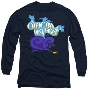 Disney Aladdin Official Wish Granter, The Genie Long Sleeve T-Shirt, Navy Size: XL Navy XL Disney Aladdin Official Wish Granter, The Genie Long Sleeve T-Shirt, Navy Size: XL Navy XL