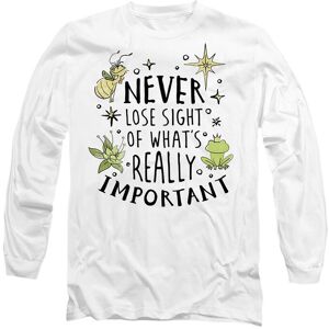 Disney The Princess & The Frog Never Lose Sight Long Sleeve T-Shirt, White Size: Medium White M Disney The Princess & The Frog Never Lose Sight Long Sleeve T-Shirt, White Size: Medium White M
