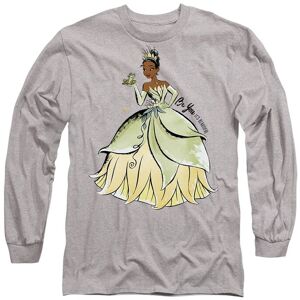 Disney The Princess & The Frog Be You. It's Beautiful With Tiana Long Sleeve T-Shirt, Athletic Heather in Light Grey Size: 2XL Light Grey 2XL Disney The Princess & The Frog Be You. It's Beautiful With Tiana Long Sleeve T-Shirt, Athletic Heather in Light Grey Size: 2XL Light Grey 2XL