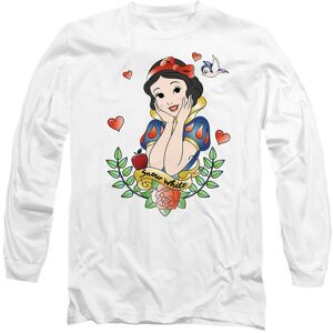 Disney Snow White Fairest Of Them All Long Sleeve T-Shirt, White Size: XL White XL Disney Snow White Fairest Of Them All Long Sleeve T-Shirt, White Size: XL White XL
