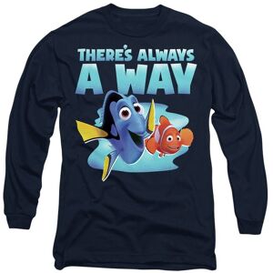 Disney Finding Nemo Dory There's Always a Way Long Sleeve T-Shirt, Navy Size: XL Navy XL Disney Finding Nemo Dory There's Always a Way Long Sleeve T-Shirt, Navy Size: XL Navy XL