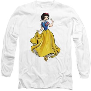 Disney Snow White Fairest Princess Of Them All Long Sleeve T-Shirt, White Size: XL White XL Disney Snow White Fairest Princess Of Them All Long Sleeve T-Shirt, White Size: XL White XL