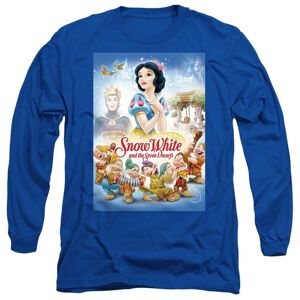 Disney Snow White Modern Movie Poster Long Sleeve T-Shirt, Royal Size: Large Royal L Disney Snow White Modern Movie Poster Long Sleeve T-Shirt, Royal Size: Large Royal L