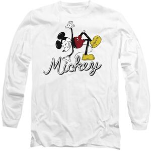Disney Mickey Mouse Funky Dance Long Sleeve T-Shirt, White Size: 2XL White 2XL Disney Mickey Mouse Funky Dance Long Sleeve T-Shirt, White Size: 2XL White 2XL