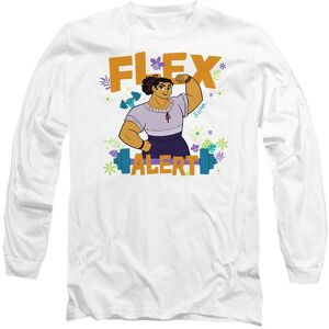 Disney Encanto Flex Alert Long Sleeve T-Shirt, White Size: Small White S Disney Encanto Flex Alert Long Sleeve T-Shirt, White Size: Small White S