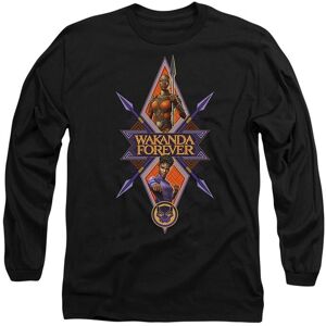 Marvel Black Panther: Wakanda Forever Shuri Okoye Diamond Long Sleeve T-Shirt, Black Size: XL Black XL Marvel Black Panther: Wakanda Forever Shuri Okoye Diamond Long Sleeve T-Shirt, Black Size: XL Black XL