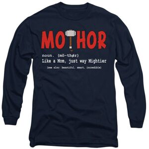 Marvel Thor Mother's Day MoTHOR Long Sleeve T-Shirt, Navy Size: XL Navy XL Marvel Thor Mother's Day MoTHOR Long Sleeve T-Shirt, Navy Size: XL Navy XL