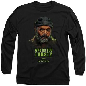Marvel Secret Invasion Who Do You Trust Long Sleeve T-Shirt, Black Size: Large Black L Marvel Secret Invasion Who Do You Trust Long Sleeve T-Shirt, Black Size: Large Black L