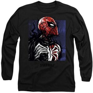 Marvel SpiderMan 2 Gamerverse Symbiote Parker Long Sleeve T-Shirt, Black Size: Large Black L Marvel SpiderMan 2 Gamerverse Symbiote Parker Long Sleeve T-Shirt, Black Size: Large Black L