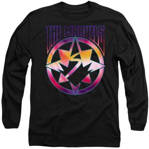 Marvel The s Gradient Logo Long Sleeve T-Shirt, Black Size: Large Black L Marvel The s Gradient Logo Long Sleeve T-Shirt, Black Size: Large Black L