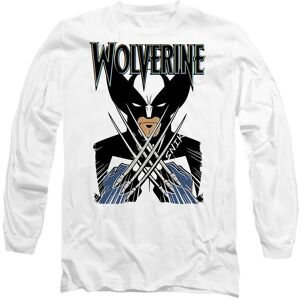 Marvel XMen Wolverine Action Long Sleeve T-Shirt, White Size: Medium White M Marvel XMen Wolverine Action Long Sleeve T-Shirt, White Size: Medium White M