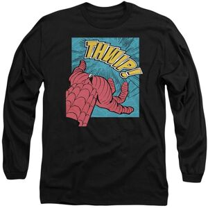 Marvel SpiderMan Thwip Panel Long Sleeve T-Shirt, Black Size: Large Black L Marvel SpiderMan Thwip Panel Long Sleeve T-Shirt, Black Size: Large Black L