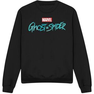 Marvel Spiderman Ghost Spider Classic Logo Sweatshirt, Black Size: 2XL Black 2XL Marvel Spiderman Ghost Spider Classic Logo Sweatshirt, Black Size: 2XL Black 2XL