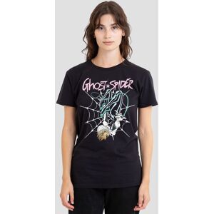 Marvel Women's Spiderman Ghost Spider Neon Web T-Shirt, Black Size: Medium Black M Marvel Women's Spiderman Ghost Spider Neon Web T-Shirt, Black Size: Medium Black M