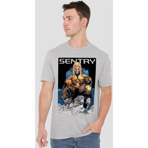 Marvel Comics Sentry Void Grin T-Shirt, Athletic Heather in Light Grey Size: Medium Light Grey M Marvel Comics Sentry Void Grin T-Shirt, Athletic Heather in Light Grey Size: Medium Light Grey M
