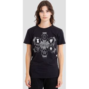 Marvel Women's Thunderbolts Asterisk Hero Icons T-Shirt, Black Size: 2XL Black 2XL Marvel Women's Thunderbolts Asterisk Hero Icons T-Shirt, Black Size: 2XL Black 2XL