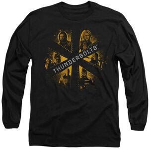 Marvel Thunderbolts Asterisk Disposable Delinquents Long Sleeve T-Shirt, Black Size: Medium Black M Marvel Thunderbolts Asterisk Disposable Delinquents Long Sleeve T-Shirt, Black Size: Medium Black M