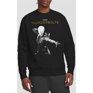 Marvel Thunderbolts Ghost Highlight Sweatshirt, Black Size: 2XL Black 2XL Marvel Thunderbolts Ghost Highlight Sweatshirt, Black Size: 2XL Black 2XL