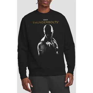Marvel Thunderbolts John Walker Highlight Sweatshirt, Black Size: Small Black S Marvel Thunderbolts John Walker Highlight Sweatshirt, Black Size: Small Black S