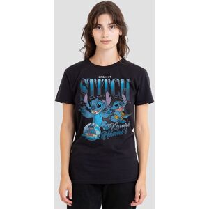Disney Women's Lilo & Stitch Homage T-Shirt, Black Size: Medium Black M Disney Women's Lilo & Stitch Homage T-Shirt, Black Size: Medium Black M