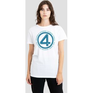 Marvel Women's Fantastic Four Superhero Team T-Shirt, White Size: 2XL White 2XL Marvel Women's Fantastic Four Superhero Team T-Shirt, White Size: 2XL White 2XL