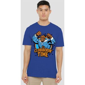 Marvel Fantastic Four Thing Clobberin' Time T-Shirt, Heather Royal in Blue Size: Small Blue S Marvel Fantastic Four Thing Clobberin' Time T-Shirt, Heather Royal in Blue Size: Small Blue S