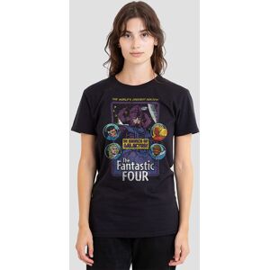 Marvel Women's Fantastic Four In Search Of Galactus T-Shirt, Black Size: Medium Black M Marvel Women's Fantastic Four In Search Of Galactus T-Shirt, Black Size: Medium Black M