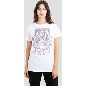 Marvel Women's Fantastic Four In Search Of Galactus Mono T-Shirt, White Size: Small White S Marvel Women's Fantastic Four In Search Of Galactus Mono T-Shirt, White Size: Small White S