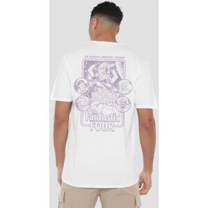 Marvel Fantastic Four In Search Of Galactus Mono (Back Print) T-Shirt, White Size: 2XL White 2XL Marvel Fantastic Four In Search Of Galactus Mono (Back Print) T-Shirt, White Size: 2XL White 2XL