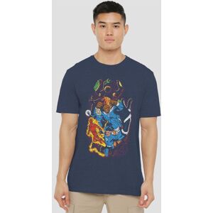 Marvel Fantastic Four Cosmic Heroes & Villains T-Shirt, Heather Navy Size: Medium Navy M Marvel Fantastic Four Cosmic Heroes & Villains T-Shirt, Heather Navy Size: Medium Navy M