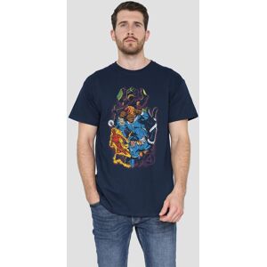 Marvel Fantastic Four Cosmic Heroes & Villains T-Shirt, Navy Size: Small Navy S Marvel Fantastic Four Cosmic Heroes & Villains T-Shirt, Navy Size: Small Navy S