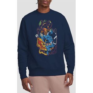 Marvel Fantastic Four Cosmic Heroes & Villains Sweatshirt, Navy Size: 2XL Navy 2XL Marvel Fantastic Four Cosmic Heroes & Villains Sweatshirt, Navy Size: 2XL Navy 2XL