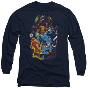 Marvel Fantastic Four Cosmic Heroes & Villains Long Sleeve T-Shirt, Navy Size: 2XL Navy 2XL Marvel Fantastic Four Cosmic Heroes & Villains Long Sleeve T-Shirt, Navy Size: 2XL Navy 2XL