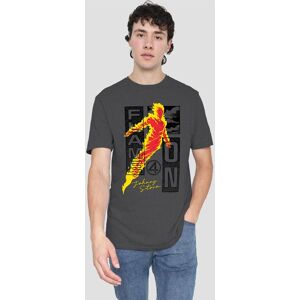 Marvel Fantastic Four Flame On Johnny Storm Trend T-Shirt, Dark Heather in Grey Size: XL Grey XL Marvel Fantastic Four Flame On Johnny Storm Trend T-Shirt, Dark Heather in Grey Size: XL Grey XL
