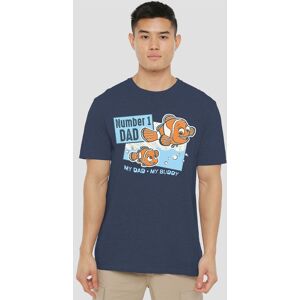 Disney Finding Nemo Pixar Finding Nemo Number 1 Dad Marlin T-Shirt, Heather Navy Size: XL Navy XL Disney Finding Nemo Pixar Finding Nemo Number 1 Dad Marlin T-Shirt, Heather Navy Size: XL Navy XL