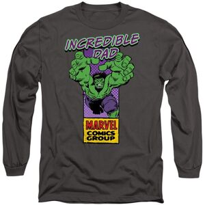 Marvel Comics Presents Corner Box Father'S Day Incredible Hulk Dad T-Shirt, Charcoal in Grey Size: Large Grey L Marvel Comics Presents Corner Box Father'S Day Incredible Hulk Dad T-Shirt, Charcoal in Grey Size: Large Grey L