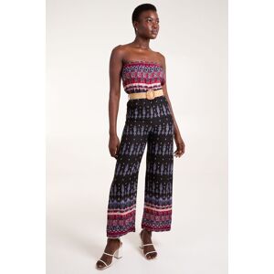 Blue Vanilla Women's Belted Bandeau Jumpsuit in Black Size: 10 Black 10 Blue Vanilla Women's Belted Bandeau Jumpsuit in Black Size: 10 Black 10