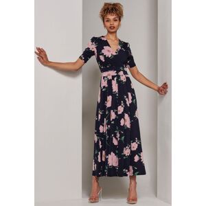 Jolie Moi Women's Kenzie Half Sleeve Jersey Maxi Dress in Navy Size: 10 Navy 10 Jolie Moi Women's Kenzie Half Sleeve Jersey Maxi Dress in Navy Size: 10 Navy 10